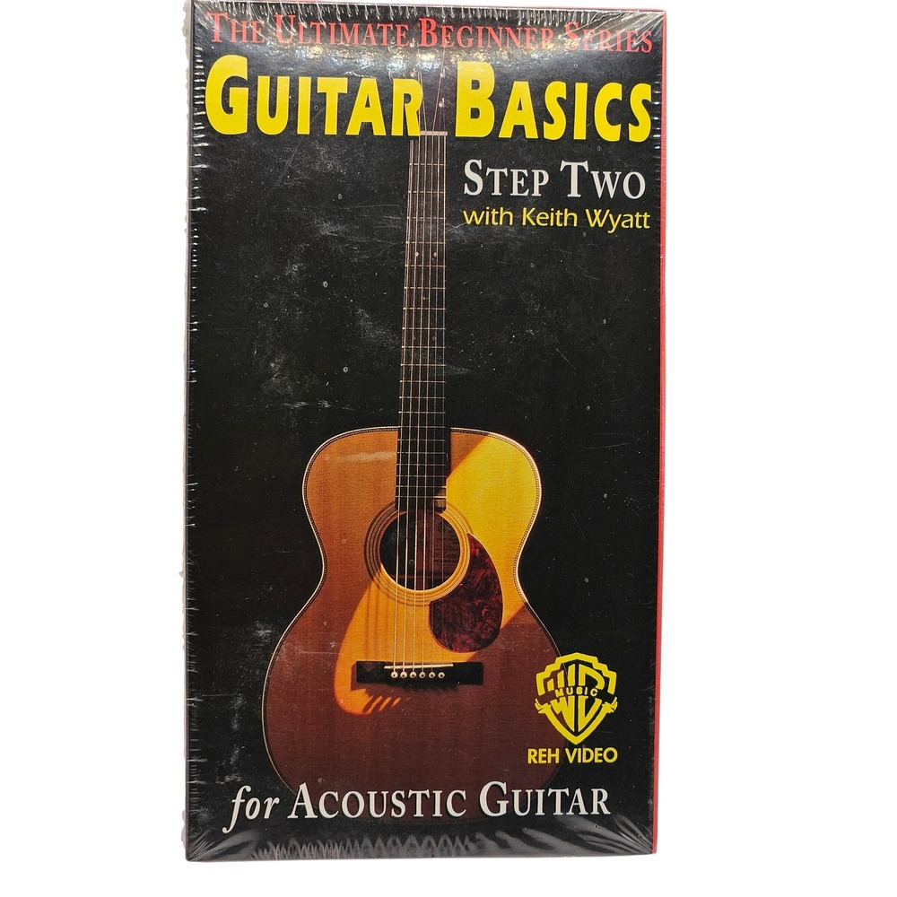 Warner Bros Guitar Basics Step Two VHS Keith Wyatt Acoustic Instructional 1994
